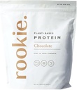 Rookie Wellness Plant-Based Probiotic Protein - Bio-Pea-Protein-Pulver mit vollständigem Aminosäure-Profil, Gut-Healthy Prebiotics & Probiotics, & Über 25 Vitamine & Minerals (30 Portionen, Schokolade)