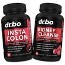 Colon Cleanser Detox & Kidney Cleanse - 15 Tage Colon Cleanse Pillen & Kidney Detox Support Supplement Cranberry, Uva Ursi - Bowel Movement Supplements für Darm Stomach Bloating Gut Body Flush