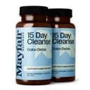 15 Tage Saubere Colon Detox (2 Pack), Nahrungsergänzung, 30 Kapseln Jeder (60 Total), natürliches Laxativ für Verstopfung und Verdauungshilfe