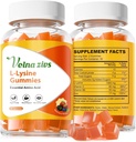 L-Lysine Gummies 1000mg, Chewable Lysine Ergänzungen für Erwachsene, Sugar Free Lysine für kalte Sore* Behandlung, Immununterstützung mit Vitamin, Haut und Lippen Gesundheit*, Vegan, Non GMO, 60 Zähler