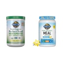 Garten des Lebens Super Greens Pulver Smoothie & Mix, Probiotics & Digestive Enzyme für Verdauungs-Gesundheit & Vegan Protein Pulver - Raw Organic Meal Ersatz Shakes - Vanille - Pea Protein