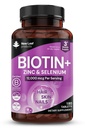 Biotin Haarhaut und Nägel Vitamine 12000mcg Hohe Stärke - fördert gesunde Haarhaut & Nägel - Biotin Vitamine für Frauen & Männer Vegan, 3 Monate Versorgung, 180 Tabletten - Hergestellt in Großbritannien von New Leaf