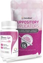 NutraBlast Borsäure Vaginal Suppositories 600mg Bundle mit Applicator, 30 Suppositories & 15 Applicators - Feminine Care - Made in USA