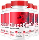 (5 Pack) GlucoBio Kapseln - Offizielle Gluco Bio Support Pillen, Erweiterte Formel für Gesamt Balance, GlucoBio Pillen, GlucoBio Supplement, Glucovio Bewertungen, 150 Kapseln für 5 Monate