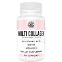Kollagenkapseln mit Biotin, Hyaluronsäure, Vitamin C, hydrolysierte Multi-Kollagen-Peptidkapseln Typ I, II, III, V, X für Haut, Haar, Nägel und Joint Health Supplement* 120 Zähler