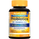 NewRhythm Probiotics 50 Billion CFU 20 Strains, 120 Veggie Capsules, Targeted Release Technology, Stomach Acid Resistant, Keine Notwendigkeit für Kälte, Pack von 1, Non-GMO, Glutenfrei