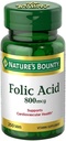 Folsäure 800 mcg Tabletten Maximale Stärke, 2 Flaschen (250 Zähler)