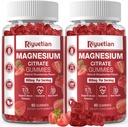 2 Pack Extra Strength Magnesium Citrate Gummies 800mg - Vegan Gummies - fördert gesunde Entspannung, Muskel, Knochen, & Energie Unterstützung für Erwachsene 120 Zähler