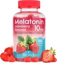 NGU Next Gen U - Melatonin Gummies - 10 mg Nahrungsergänzungsmittel - Erdbeeren Flavored - 180 Vegan Gummies