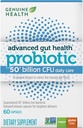Genuine Health Probiotics, 50 Billion CFU, Daily Care, 15 Diverse Strains, Soy Free, Glutenfrei, Vegan Delayed-Release Capsules for Advanced Gut Health (60 Count)