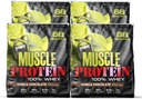 COLOSSAL LABS Muscle Whey Protein Flavored Protein Powder, 25.000mg Aminosäuren/Serving, Cold Filtered(Packaging May Vary) (20 Pound (Pack of 4), Schokolade)
