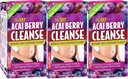 Angewandte Ernährung 14-Tag Acai Berry Cleanse - 56 Tabletten, Packung mit 3 - Gewicht-Loss-Unterstützung Flush + Milchdistel - 84 Gesamt Servietten
