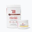 TB12 Plant Based Strength & Hydration Bundle (Chocolate Protein Powder & Lemonade Electrolytes), Unterstützung Muscle Recovery & Hydration, Dairy Free, Non-GMO, Soy-Free
