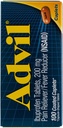 Advil Pain Reliever/Fever Reducer 200mg Caplets - 100 Ct, Pack von 3