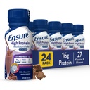 Vergewissern Sie sich High Protein Bottled Milk Chocolate Nutrition Shake mit Fiber, Ready to Drink, 16g Protein und 27 Vitamine und Mineralstoffe, 8 fl oz, 24 Pack