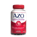 AZO Cranberry Urinary Tract Health Gummies Nahrungsergänzungsmittel 2 Gummis = Glas Cranberry Juice Hilft Sauberkeit schützen natürliche Berrylicious Flavor Gummis, Non-GMO, 40 Count