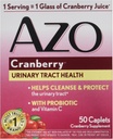 AZO Cranberry für gesunde Harnwege mit Immun Boosting Probiotic & Vitamin C - 50 Tab (Packaging Mai Vary)