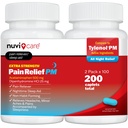 Extra Strength Pain Relief PM - Acetaminophen 500mg & Diphenhydramin 25mg - Vergleichen Sie Tylenol PM Extra Strength Sleep Aid - Adult PM Pain Reliever for Nighttime Aches & Pains (100 Tabletten)