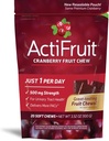 Enzymatic Therapy Actifruit Cranberry Supplement mit Cran-max, 500 mg, 20 Soft Chews, Boxen (Pack von 2)