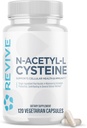 Revive MD NAC Supplement für Männer und Frauen - N-Acetyl Cystein unterstützt Atmungsaktivität, Herz-Kreislauf- und Zellgesundheit - Antioxidans & Immununterstützung (120 Kapseln, 60 Portionen)