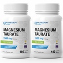 Puregen Labs Magnesium Taurate 1500mg pro Servieren [High Potency] Insgesamt 360 Veggie Caps, Chelat for Superior Absorption, Non-GMO, NO Gluten und Dairy | Made in USA