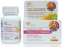 vH Essentials Probiotika mit Präbiotika und Cranberry Feminine Health Supplement - 60 Kapseln 1-Pack