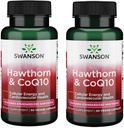Swanson Hawthorn & Coq10 60 Veg Kapseln (2 Packung)