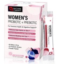 NATURE TARGET Probiotics for Women Probiotic Powder - 50 Billion CFUs, 13 Strains unterstützt Verdauungsstörungen, Bloating Relief, 30 Stick Packs