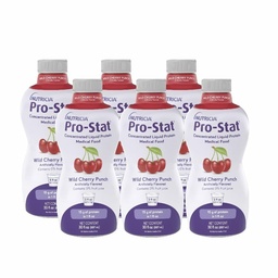 Pro-Stat Concentrated Liquid Protein Medical Food - Wild Cherry Punch, 30 Fl Oz Bottle (Sache 6)