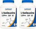 Nutricost L-Isoleucine 2000mg pro Servierung, 240 Kapseln pro Flasche (2 Flaschen)