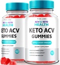 rize labs - ACV für Keto Health Gummies - 750mg Advanced Weight Loss mit Apple Cider Essig ACV Ergänzung für Belly Fat (120 Gummi)