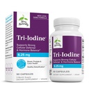 Terry Natürlich Tri-Iodine - Unterstützung Schilddrüsengesundheit - Aids Hormon Balance mit molekularem Jod von Kelp - Eigenschaften Kalium-Iodid & Natrium-Iodid - Gehirn & Energie-Unterstützung - 6.25mg, 90 Kapseln