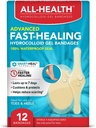 Alle Gesundheit Advanced Smart Healing Hydrokolloid Gel Bandagen, sortierte Größen, 12 ct | Fördert Heilung für First Aid Blisters oder Wund Care