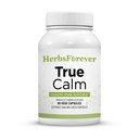 Herbsforever True Calm Capsules Ayurvedic Kräuterformulierung Stress Relief Formel bietet Beruhigung und Komfortable Schlaf 90 Vege Kapseln 800 Mg Jede
