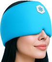 ICEWRAPS Migraine Cold Cap | Formgebung Migraine Relief Cap | Kopfschmerzen Relief Cap mit 360° Kopfbedeckung | Migraine Relief Produkte | Sinus Relief | Kalte Therapie Kopfschmerzen Cap | Migraine Maske