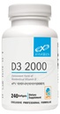 XYMOGEN D3 2000 - Bioverfügbares Vitamin D3 2000 IU (50 mcg) - Hohe Potenz Vitamin D Nahrungsergänzung zur Unterstützung der Immungesundheit, Knochen + Herzgesundheit (240 Softgel)