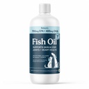 Fera Haustiere Fischöl - Omega 3 für Hunde & Katzen Gelenke zu unterstützen, Herz, Haut und Mantel Gesundheit - Non GMO mit Vitamin E - 8 oz