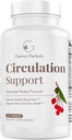 Zirkulationsunterstützung - mit Hawthorn, Butchers Broom, L-Arginin, Varicose Veins Support - 60 Kapseln