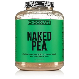 NAKED Nutrition Chocolate Pea Protein Isolate - 5Lb Bulk, NSF Certified, Plant Based, Vegetarian & Vegan Protein. Einfach zu verdauen, nicht gentechnisch verändert, glutenfrei, laktosefrei, sojafrei