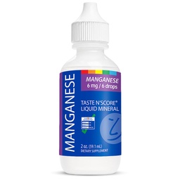 Geschmack N' Score Manganese Liquid Ionic Mineral Supplement; 100% rein; 6 mg; 118 Portionen