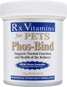 Rx Vitamins Phos-Bind - Kidney Support Supplement Powder - Phosphat-Binder für Katzen & Hunde für Nierengesundheit - Unterstützt normale Nierenreinigung und essentielle Nierenpflege - 35g