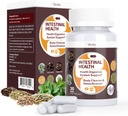 Gut Health Cleanse Detox Capsules - Darmreiniger mit Wormwood, Black Walnut, Knoblauch Bulb, Clove Support Colon Cleanser & Digestion System für Frauen & Men, 30 Caps