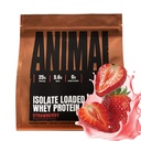 Animal Whey Isolate Protein Powder - Loaded for Pre & Post Workout Muscle Builder and Recovery with Digestive Enzymes for Men & Women - 25g Protein, Great Taste, Low Sugar - Erdbeer 2 lbs