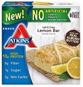 Atkins Snack Light Crispy Lemon Bar, 5 kleine Bars (Pack von 2)