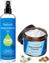 Top-Magnesiumcreme für Schmerz und Schlaf,Nighttime Magnesium Lotion für Leg Cramps,Muscle Relaxation,Calm,Deep Hydration für Körper & Hautpflege - Natürlich und sicher für Kinder.