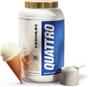 QUATTRO Magnum Nutraceuticals Whey Protein Powder, Vanilla Soft Serve Ice Cream 2lb – Premium Protein Isolate Blend für Muskelwachstum & Erholung
