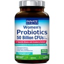 Innate Vitality Probiotics for Women, 50 Billion CFUs, 17 Proven Strains, 60 Veggie Caps, mit Präbiotika und Cranberry Extract, Non-GMO, unterstützt Vaginal, Verdauungs- und Immungesundheit
