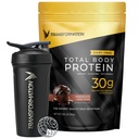 Transformation Chocolate Protein Powder & Performance Insulated Shaker Bottle | 30G Multi-Protein Superblend | Collagen Peptide, Egg White & Plant Blend | MCT Oil | BCAA Amino Acids