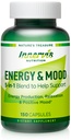 Energy & Mood Supplement – Boost Energy & Reduce Fatigue, Support Relaxation – 150 Kapseln – Non-GMO, 3. Partei getestet – Innervis Nutrition