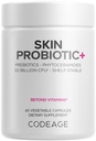 Codeage Skin Probiotics + Prebiotics - Hautpflege Routine Supplement - 50 Billion CFU - Ayurvedic Botanical Herbs - Face Probiotics - Regal Stable Cleanser, Non-GMO, Vegan - 60 Kapseln
